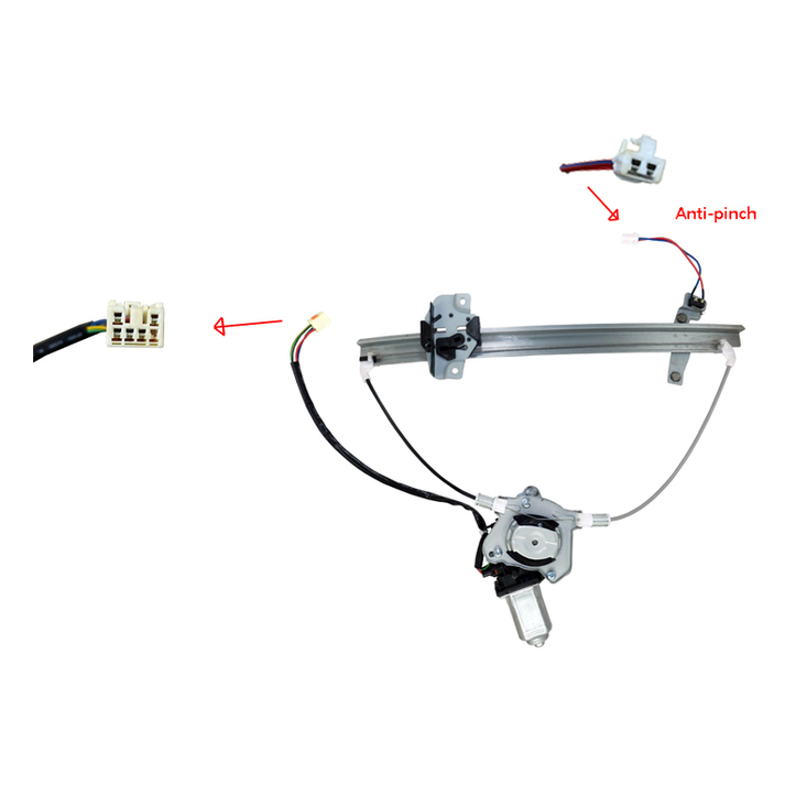 Ford Laser KN KQ Right Front Window Regulator, Electric with Motor (2/1999 to 9/2002)