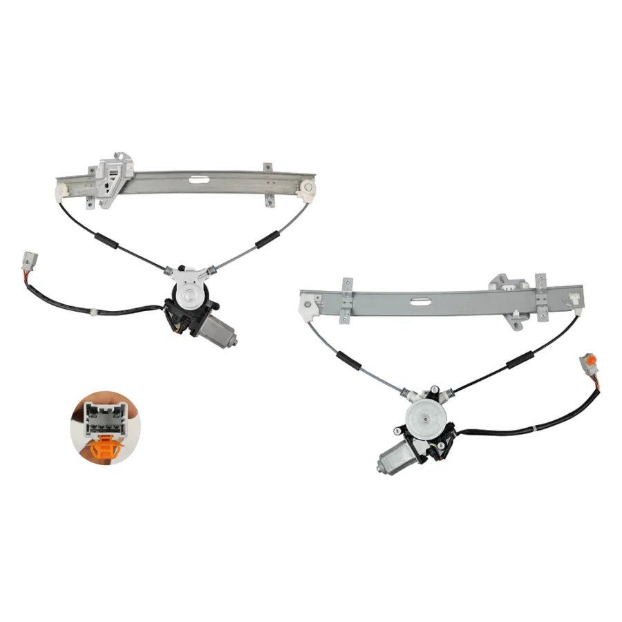 Honda Civic EU Right Front Window Regulator, Electric with Motor (10/2000 to 1/2006)