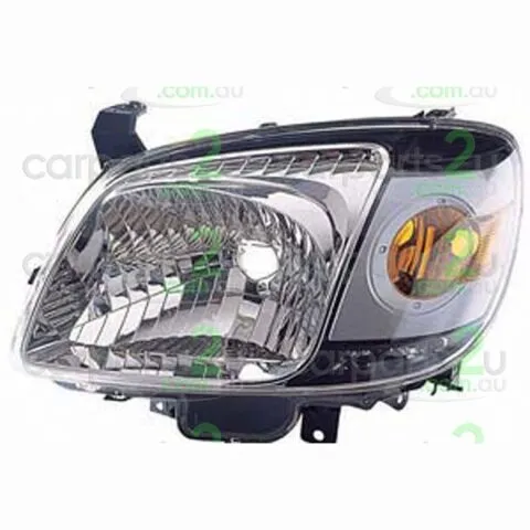 Left Headlight for Mazda BT-50 UN Utility (5/2006 to 7/2008)