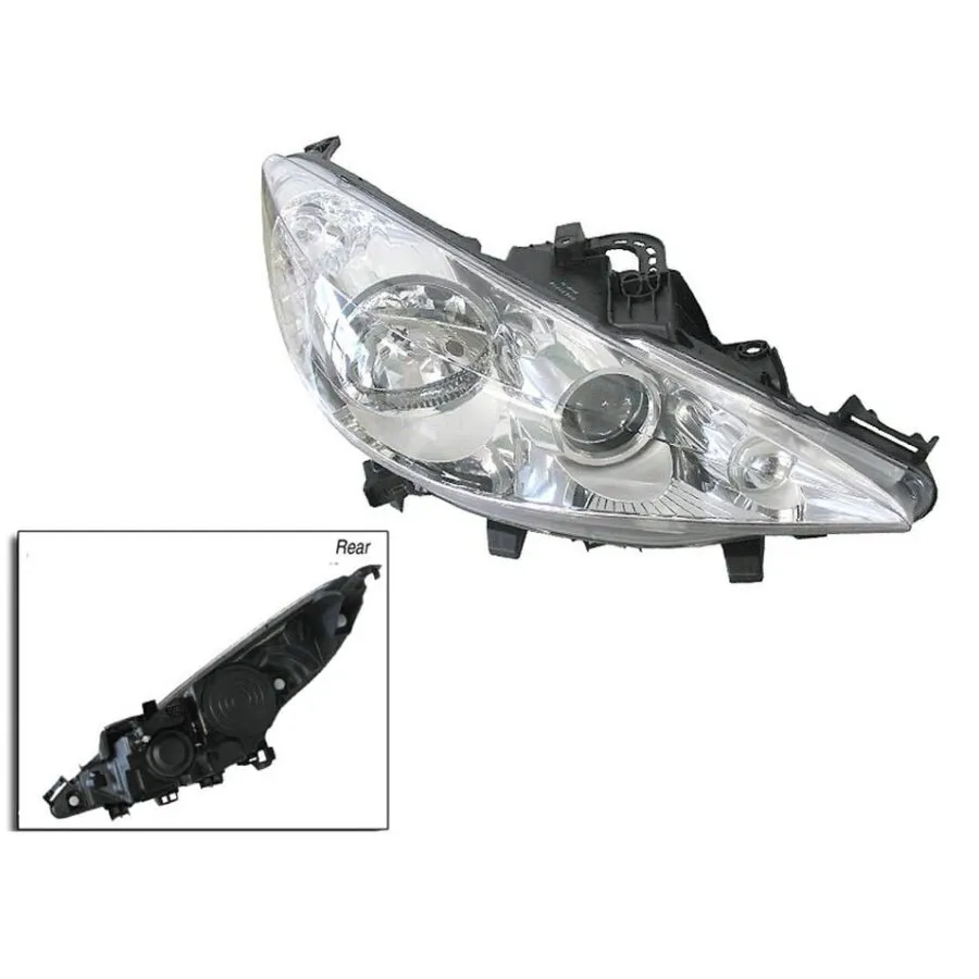 Peugeot 207 A7 Right Headlight (7/2007 to 11/2009)
