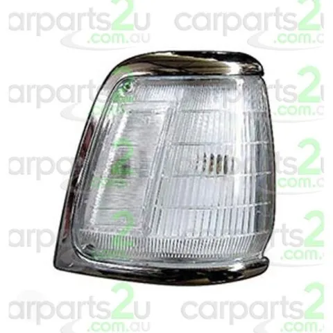 Right Front Corner Light for Toyota Hilux 2WD Utility, Chrome Trim with Clear Hump (8/1991 to 8/1997)