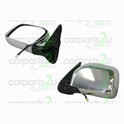 Left Front Door Mirror for Toyota Hilux, Full Chrome Electric (8/1997 to 2/2005)